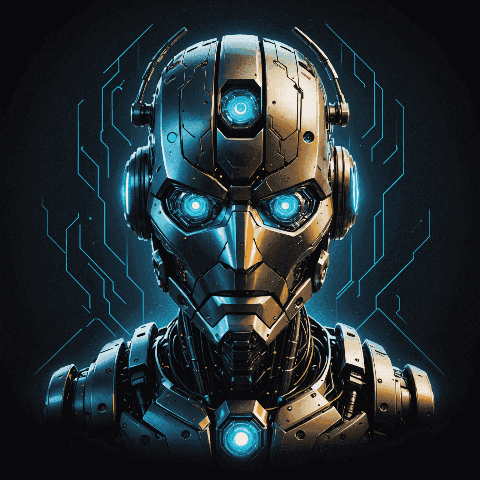 Optimus Robotics logo featuring a stylized robot face with glowing AI circuits